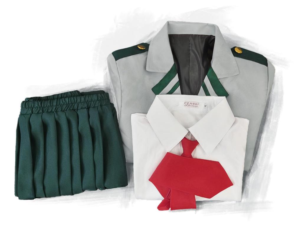 My Hero Academia Cosplay Uniform Outfit Fancy Dress Halloween Costume [ENDIANDUO] (Girls' Uniform, L)