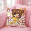Cardcaptor Sakura Cushion Cover Comfortable Reversible Pillow Cover Ideal for Car Sofa Bedroom & Beyond