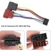 ISO Radio Adapter, 16 Pin ISO Wiring Harness Connector,Car Radio Wiring Harness Adapter Cable,Car Stereo Connector,Impedance Converter Compatible