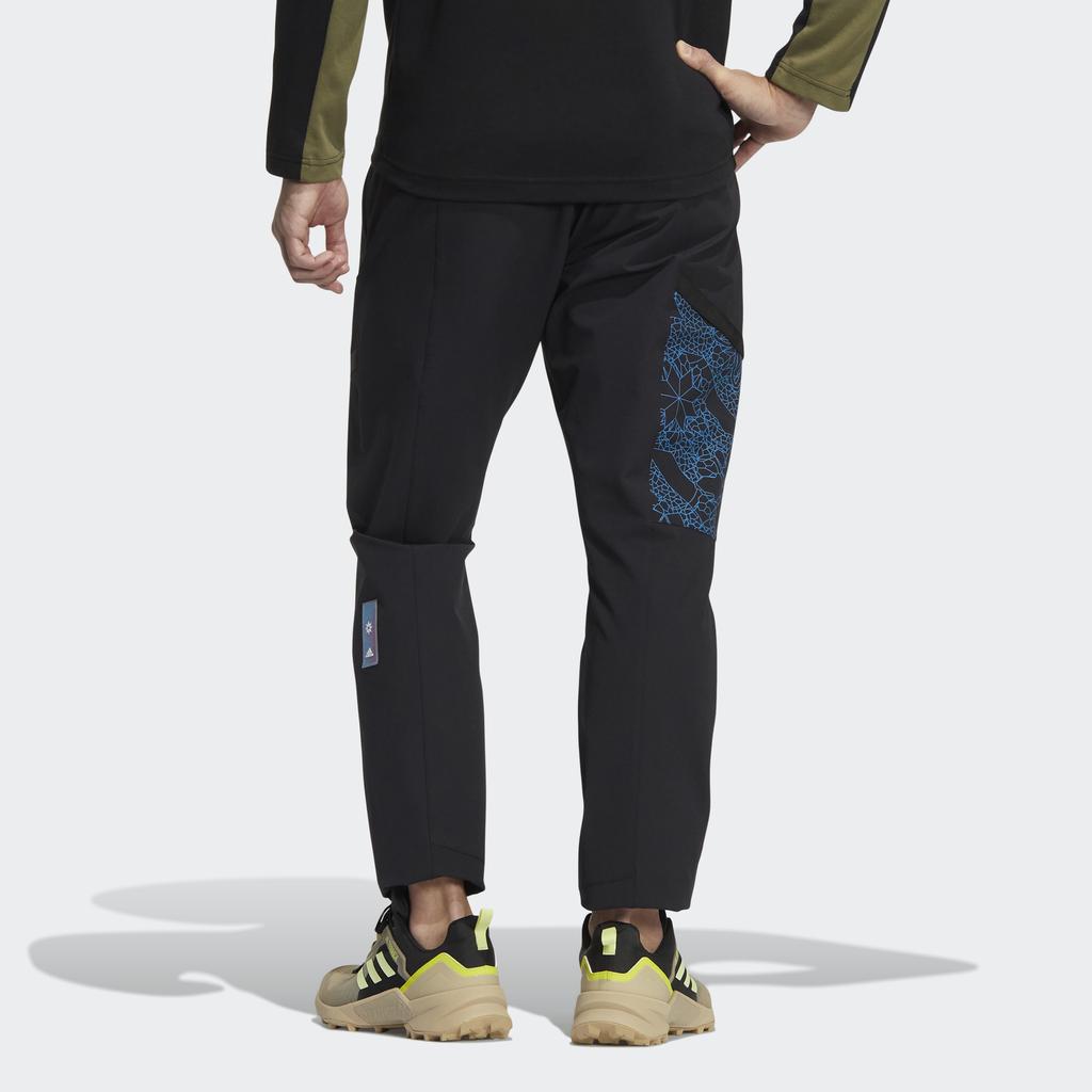 Adidas Winter Soft Shell Elastic Outdoor Sports Pants Men Bottoms Black HC0286