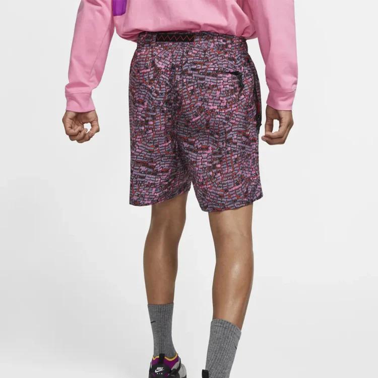 Nike ACG Loose Fit Printed Shorts Men Bottoms Multicolor BQ7286-010