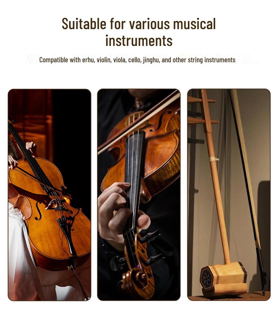 Rosin Dust for Violins, Green Gold Rosin Blocks for Erhu, and Universal Bowed String Instrument Accessories for Cellos.