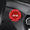 1Pc Car Engine Start Button Cover for Jeep Renegade Wrangler JK Grand Cherokee WCompass Patriot Liberty Auto Interior Accessories