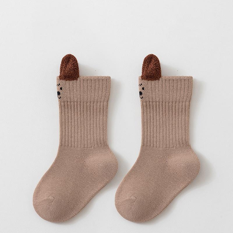 Cute Kids Socks For Girls Boys Soft Cotton Baby Toddler Boy Girl Sock Cartoon Children's Short Socks Autumn Winter 0-8Years New