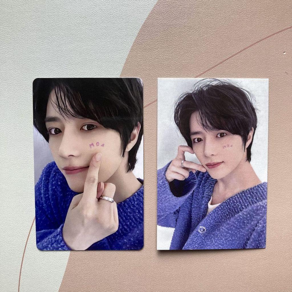 [USED] Korea TXT MOAZONE Japan FC Bonus Beomgyu Trading Cards (2 Cards)