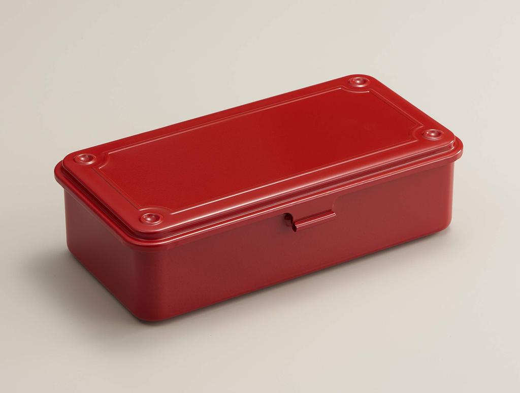 TOYO Steel Color Tool Box Trunk-Type (Toolbox) T-190 (Red)