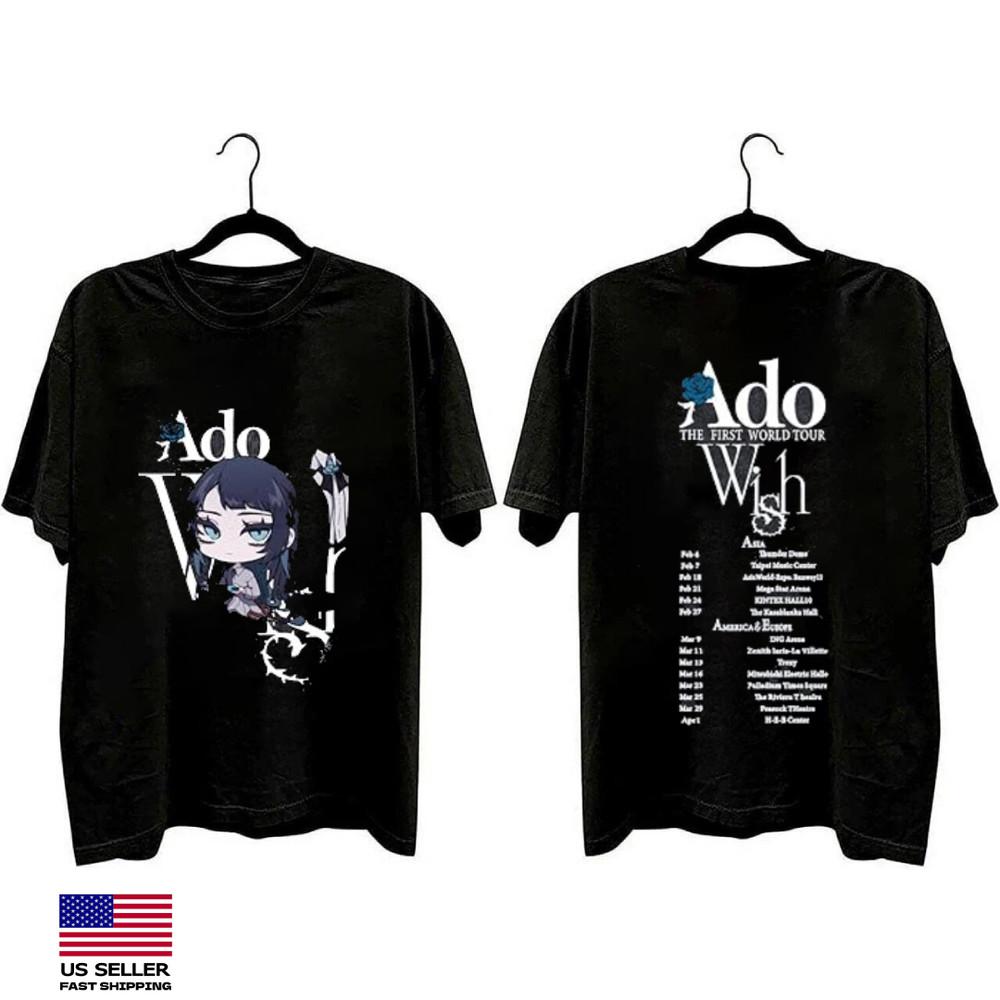 New Apparel Ado World Tour 2025 Merch Tee Ado Best Adobum Unisex T-Shirt Unisex T-Shirt M