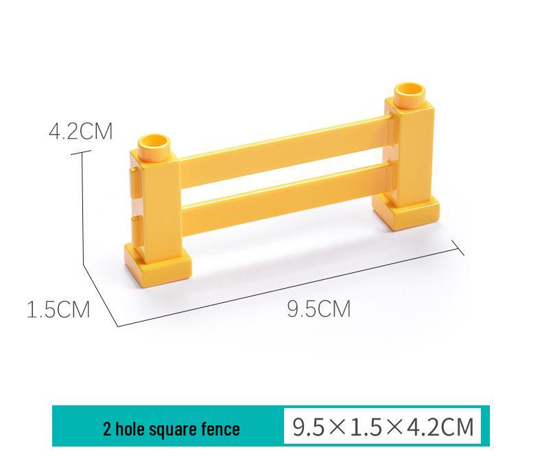 LEGO Duplo-Compatible Large Bricks: Kitchen, Bathroom, Furniture & Food Play Accessories for Children's Building Toys