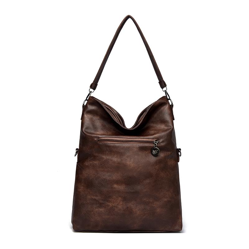 Women's Large Capacity PU Leather Shoulder Bag – Stylish Crossbody Tote with Multiple Pockets, Perfect for Daily Use, Work & Travel