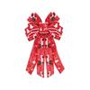 Large Size Christmas Tree Bowknot Double Layer Present Ribbon Knot Christmas Wreath Bow  Wedding