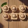 Wooden Essential Oil Diffuser Round Ball Aromatherapy Diffuser Small Passive Diffuser for Office Home Car Sauna Room SPA Center Yoga