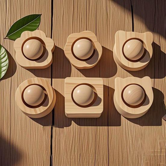 Wooden Essential Oil Diffuser Round Ball Aromatherapy Diffuser Small Passive Diffuser for Office Home Car Sauna Room SPA Center Yoga