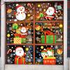 Cross-border Christmas Static Cling Window and Wall Stickers for Glass Doors and Shopping Malls