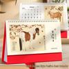 2026 Year of the Horse Calendar: New Model Flip-Page Memo Punch-In Combo with Newcomer Discount