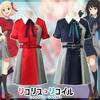 Lycoris Recoil Chisato Nishikigi Takinai Cosplay Kleidung – Kurzer Rock Kurzarm