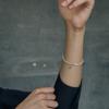 Verte [925 Silber] Huit.silver.85 / grobes soave Armband