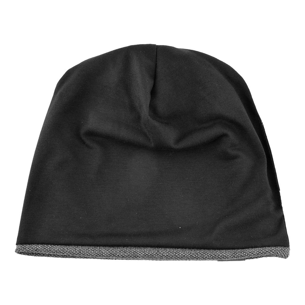 Black Padded Hat Pure Color Breathable Fashionable Plain Color Wrapping Head Hat for Riding Gym Party