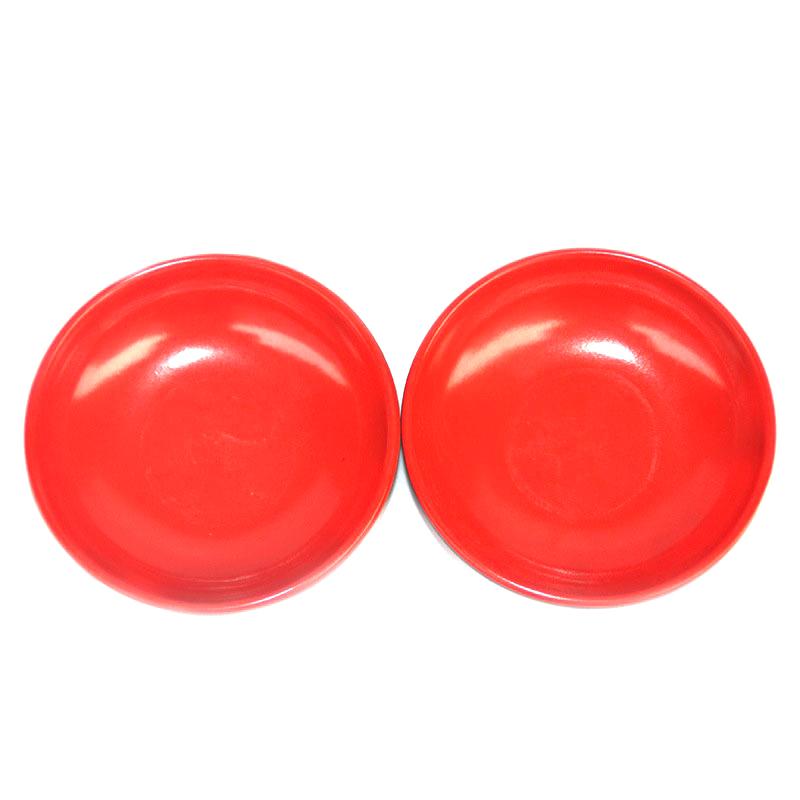3 Pezzi Ross e Neri Tondi Piatti per Salsa Ciotole per Immersione Cibo Piatto per Condimenti in Melamina Piatti per Antipasti Piatto Rotondo per Condimenti