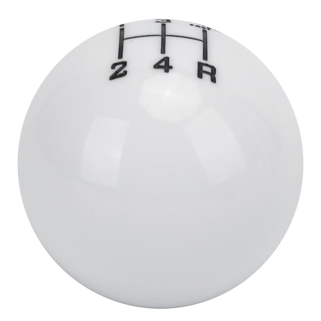 M12x1.25 Gear Shift Knob Head 5Speed WearResistant with 3 Adapter Universal Automobile Accessory(Black )