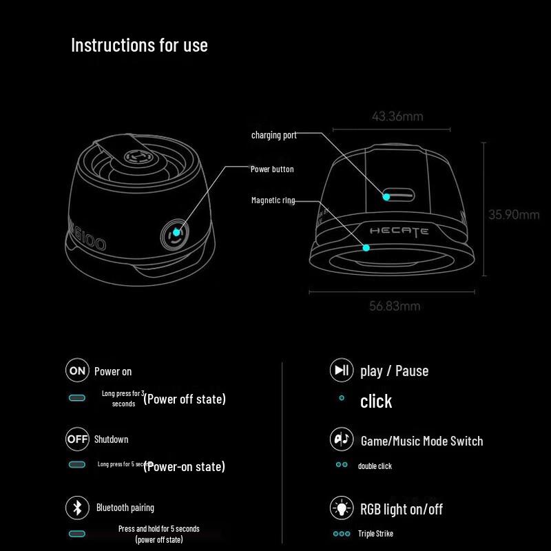 Edifier G100 Portable Bluetooth Speaker