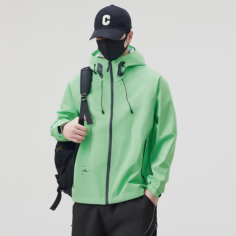 Spring And Autumn New American Functional Three-Proof Casual Boys Shirt Jacket Trendy Brand Jacket Outdoor Hooded Tide