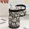 Mesh Mesh Pencil Case Love Heart Mesh Makeup Pouch Pencil Case Mesh Storage Bag  Girls Boys