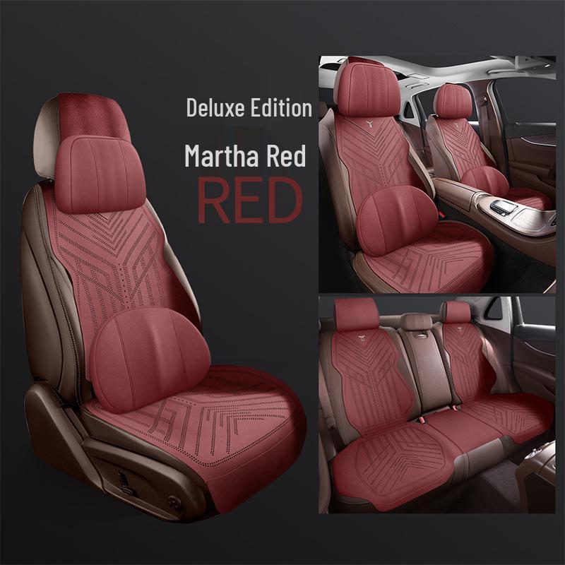 Cadillac Chevrolet Traverse Qijun Zhizai Accord Sylphy Haval Breathable Suede Semi-Surround Seat Cushion