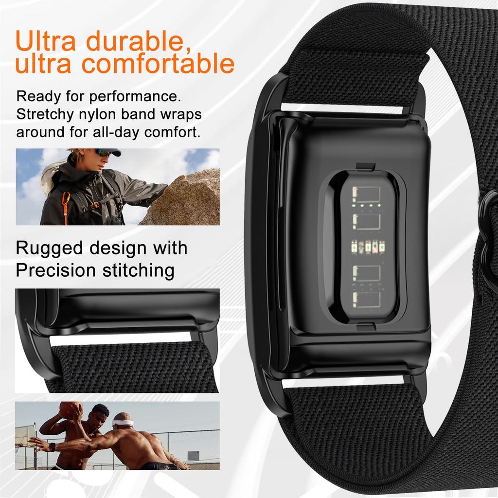 Scrunchie-Armbänder für Whoop 5.0 4.0 Armband Zubehör Sport Verstellbares Nylon-Schlaufenarmband correas Ersatzgürtel für Whoop 3.0