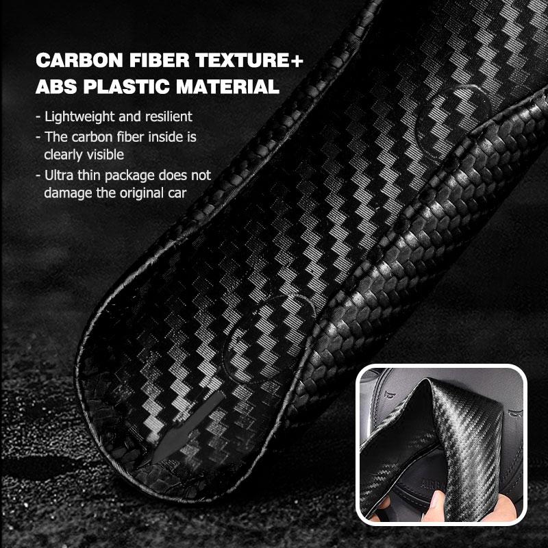 For Volkswagen VW Car Steering Wheel Cover Anti Slip Carbon Fibre Steer Handle Pad Scirocco Jetta Beetle Golf 4 5 6 Passat PoloJD2
