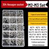 304 Stainless Steel Hex Socket Head Cap Screws, M2-M10, Extended Length