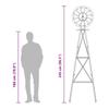Windmill Gray 84 X 68 X 245 Cm Iron