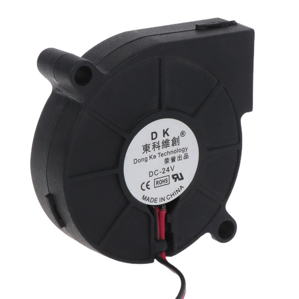 5015 50x50x15mm Blower Humidifier Fan Oil Bearing 5/12/24V 0.22A 4300RPM Cooling Fan with 2pin Cable 28CM for 3D Printer