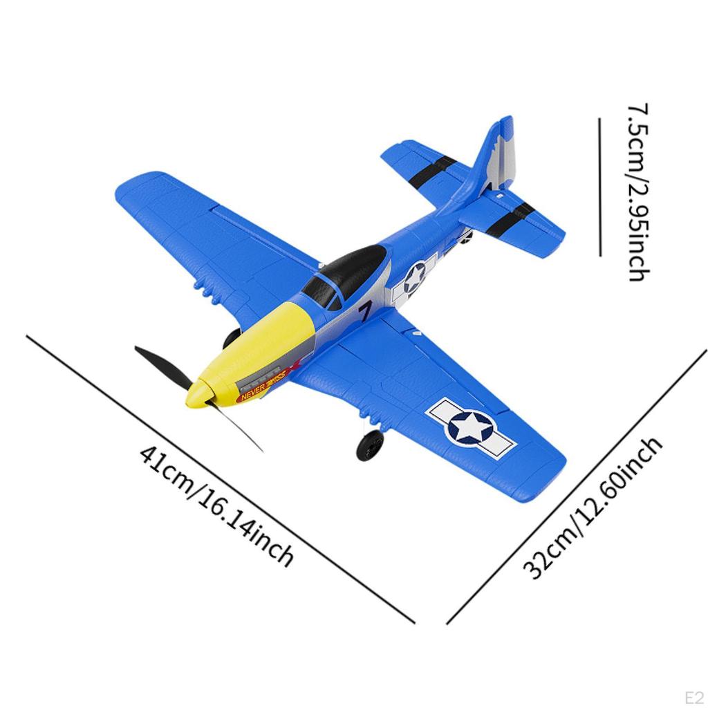4 Channel RC Plane Sturdy Remote Control Airplane for Beginner Adults Gift