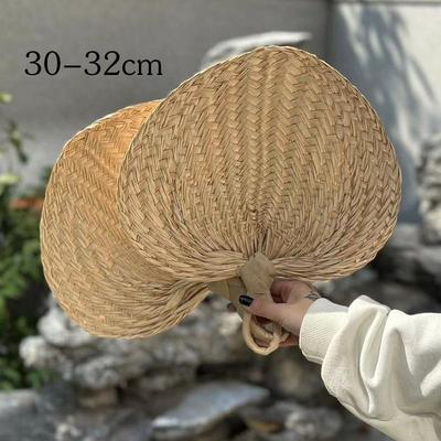 Vintage Palmblad Ventilator Handgemaakt Ademend Natuurlijke Koelventilator voor Tiki Feest Buiten Bijeenkomst