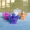 3D Angel Hugs Love Candle Silicone Mold DIY Wings Angel Girl Portrait Craft Gypsum Resin Soap Mold Valentine's Day Gift Making