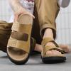 Men'S One-Strap Woven Slides Slippers Summer New Breathable Lightweight Soft Sole Anti Slip Outdoor Quick Dry Casual Beach Shoes