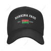 Baseball Cap Burkina Faso EST Independence Day Wild Sun Shade Peaked Adjustable Outdoor Caps