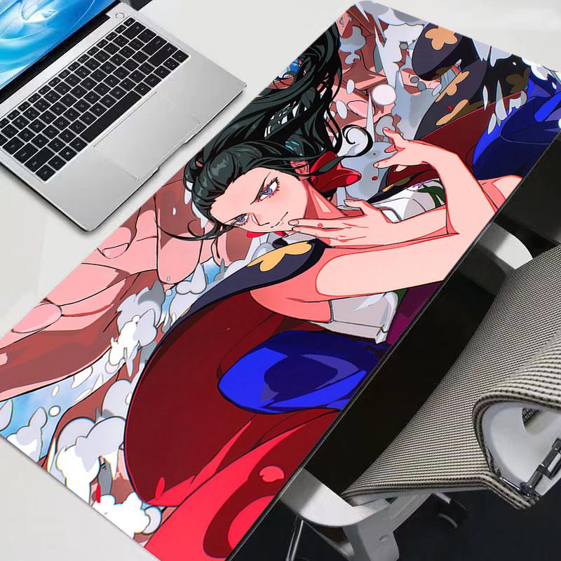 Mouse Pad Anime One Piece XXL New Large Rubber PC Computer Gaming Accessories Mousepad Desk Mat Locking Edge Gamer Carpet