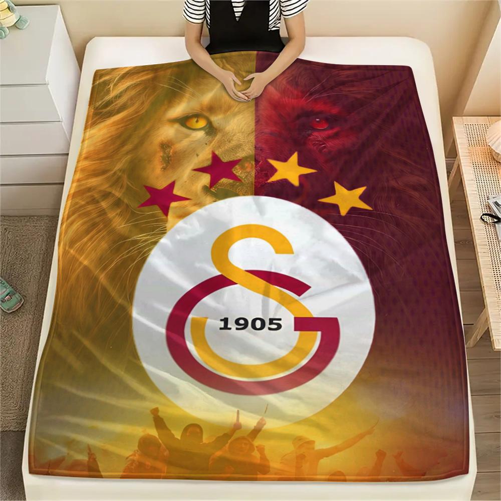 1pc Galatasaray Print Flannel Blanket, High Quality Comfortable for All Seasons, Home Decor, Warmth and Comfort, Perfect for Christmas Gifts56