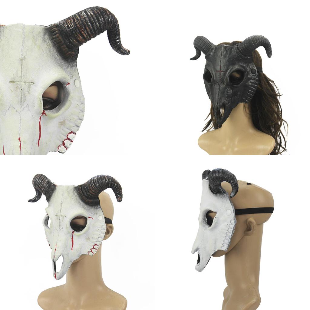 Einzigartige Ziegenmaske für Cosplay und Halloween Pu-Material