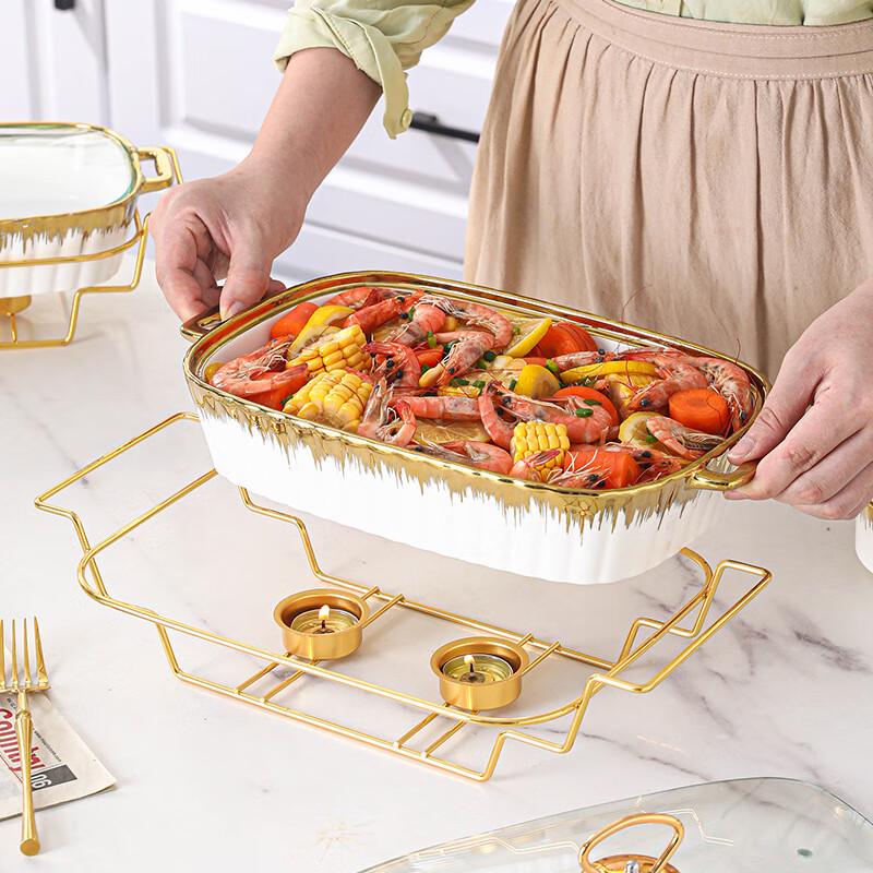 Qianxing Ceramic Dry Pot Casserole with Lid