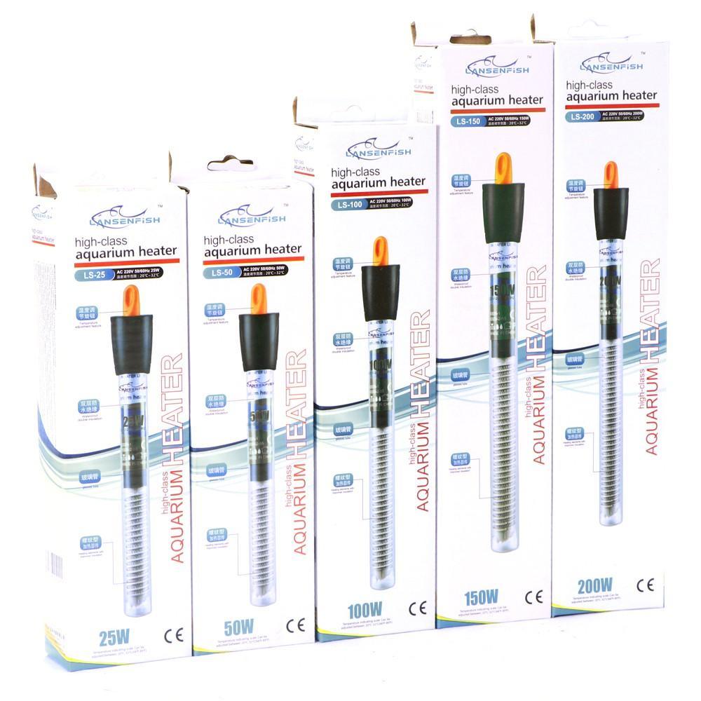 Lansenfish Ls Heater 150W - Thermostatically Controlled Heater for 120L - 250L Aquariums