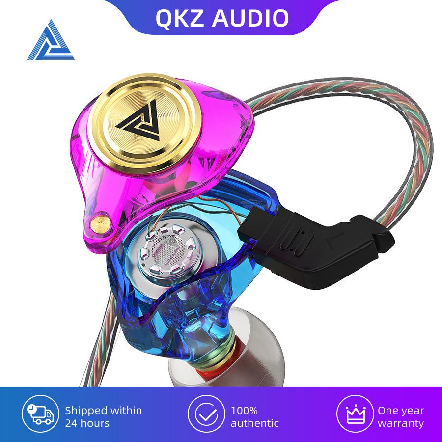 QKZ AK3 Wired In-Ear Earphones - Heavy Bass, In-line Control, Dynamic Driver, Mobile Compatible Earbuds