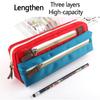 Creative Large Capacity Multifunctional Stationery Bag Pencil Bag Storage Pouch Pencil Box