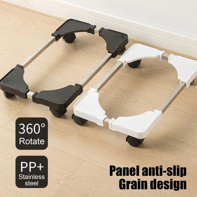 Mobile CPU Stand Adjustable Computer Tower Holder with 4 Locking Wheels Easy To Move Ventilated PC Stand Storage Holder