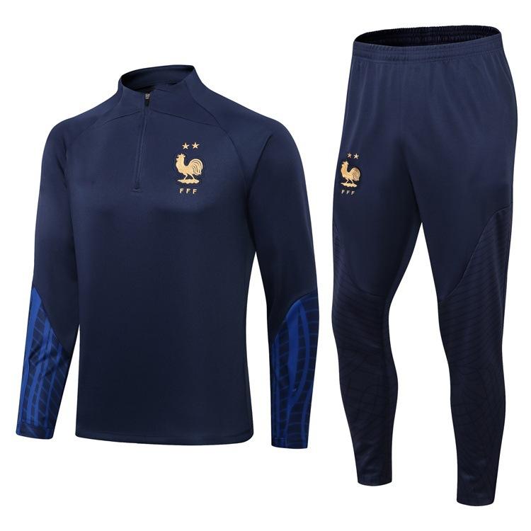 National Team Brazil France Germany England Argentina Portugal Italy Football Training Suit Long Sleeve Suit