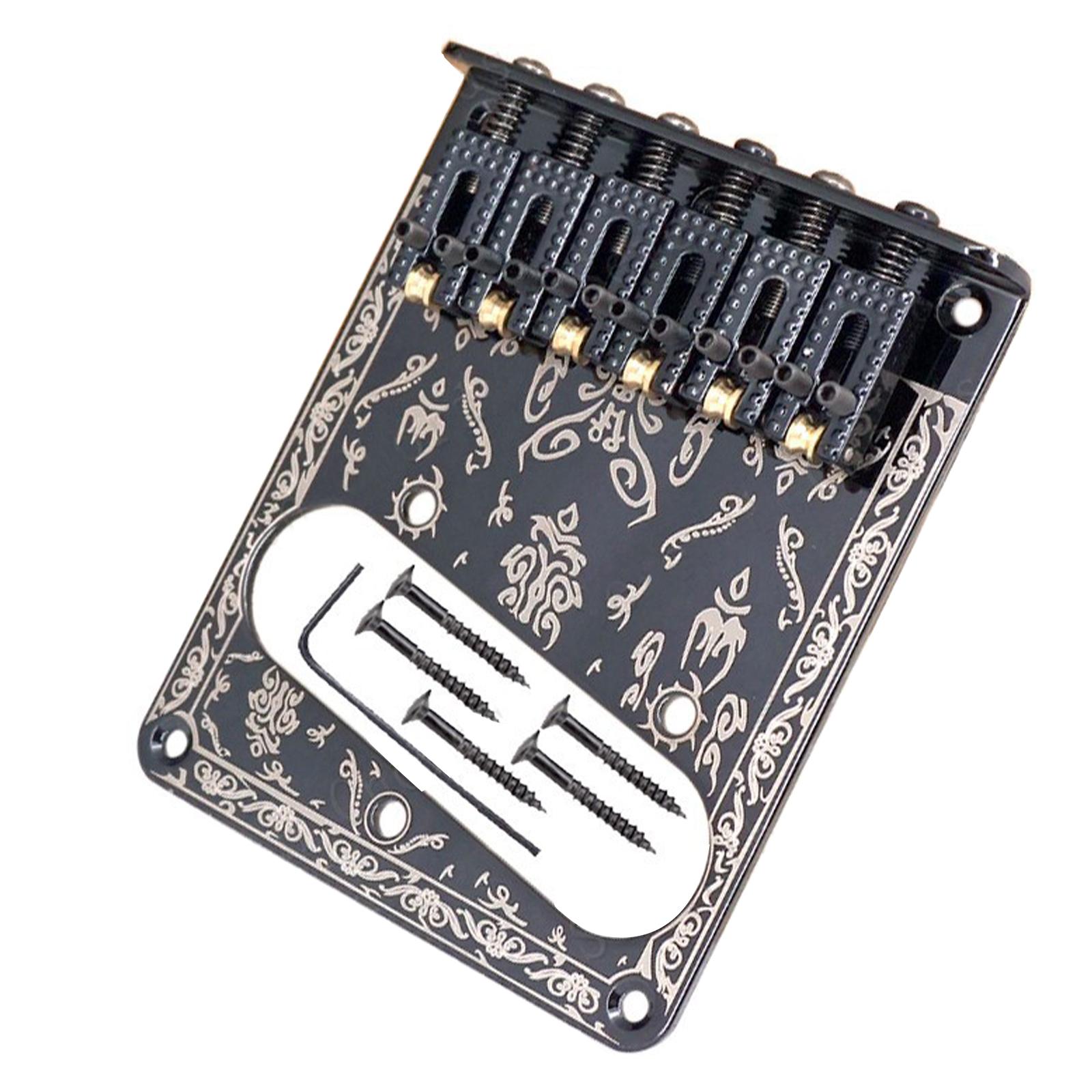 

1 Set 6 Saddle Guitar Bridge for Telecaster Tele TL Electric Guitar Replacement Adjustable Parts Musical Instruments Parts United States