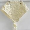Women Crochet Triangle Head Scarf Handmade Lace Head Wrap Japanese Style Knitted Hollow Out Sweet Rural Style Hair Accessories
