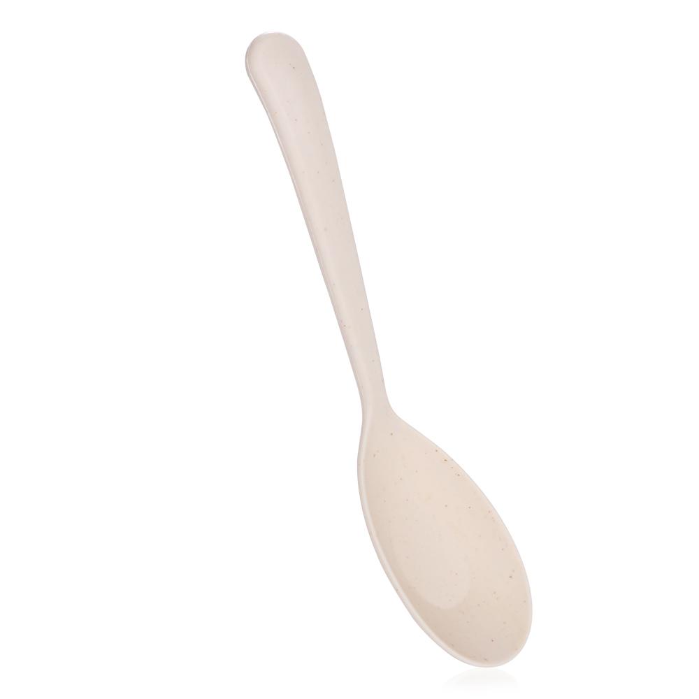 Eco Friendly Kitchen  Tableware Soup Spoon Wheat Straw Long Handle