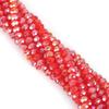 6mm Flat Glass Crystal Beads - DIY Plated Color Abacus Loose Beads for Accessories